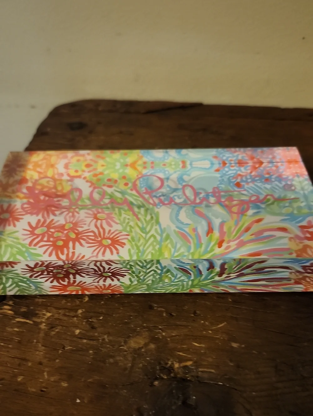 Vtg Lilly Pulitzer Colorful Acrylic Store Display Plaque